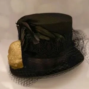Bethany Lowe | Accessories | Brand New Skull And Lace Hat 